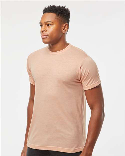 Tultex Unisex Poly-Rich T-Shirt 241 - Heather Peach