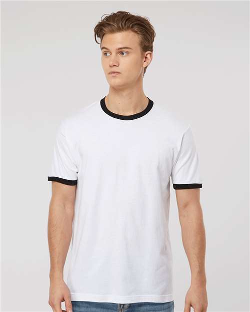 Tultex Unisex Fine Jersey Ringer T-Shirt 246