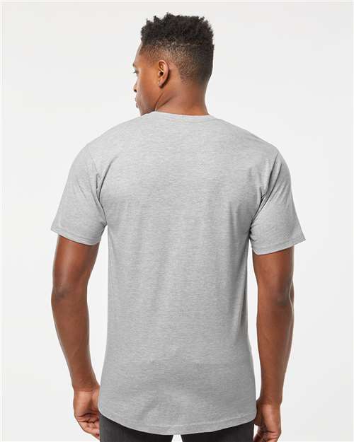 Tultex Unisex Heavyweight Jersey T-Shirt 290 - Heather Grey