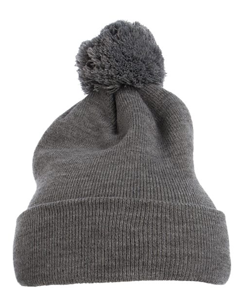 YP Classics Pom-Pom Cuffed Knit Beanie 1501P