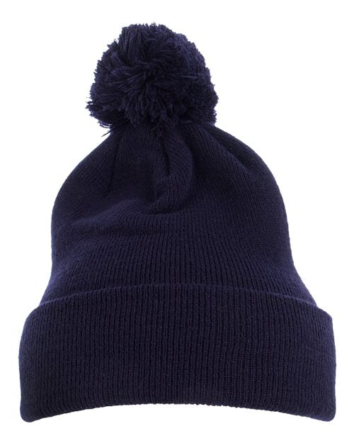 YP Classics Pom-Pom Cuffed Knit Beanie 1501P