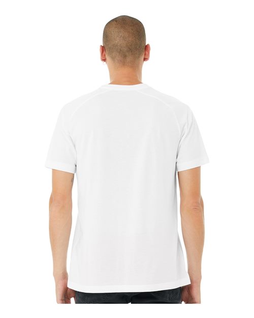 BELLA + CANVAS Men's Heather CVC Raglan Tee 3201