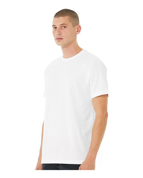 BELLA + CANVAS Men's Heather CVC Raglan Tee 3201