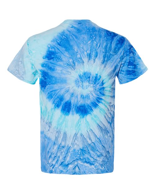 Colortone Unisex Multi-Color Tie-Dyed T-Shirt 1000 - Blue Jerry