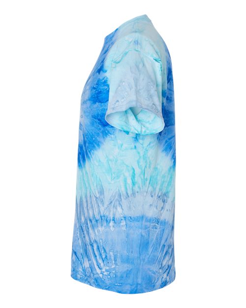 Colortone Unisex Multi-Color Tie-Dyed T-Shirt 1000 - Blue Jerry