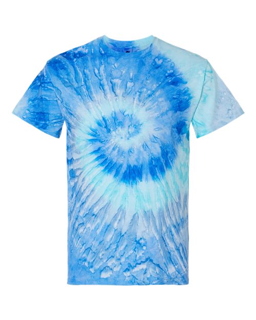 Colortone Unisex Multi-Color Tie-Dyed T-Shirt 1000 - Blue Jerry