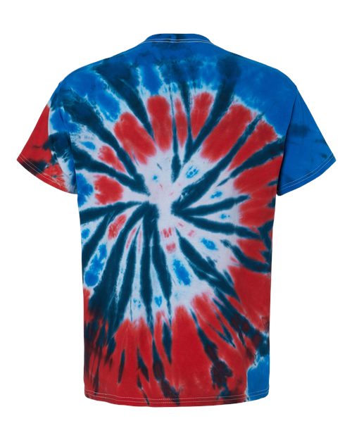 Colortone Unisex Multi-Color Tie-Dyed T-Shirt 1000 - Independence