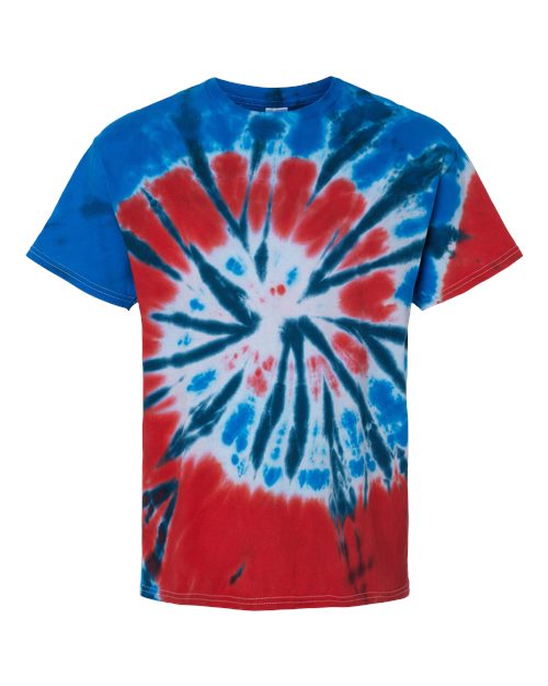 Colortone Unisex Multi-Color Tie-Dyed T-Shirt 1000 - Independence