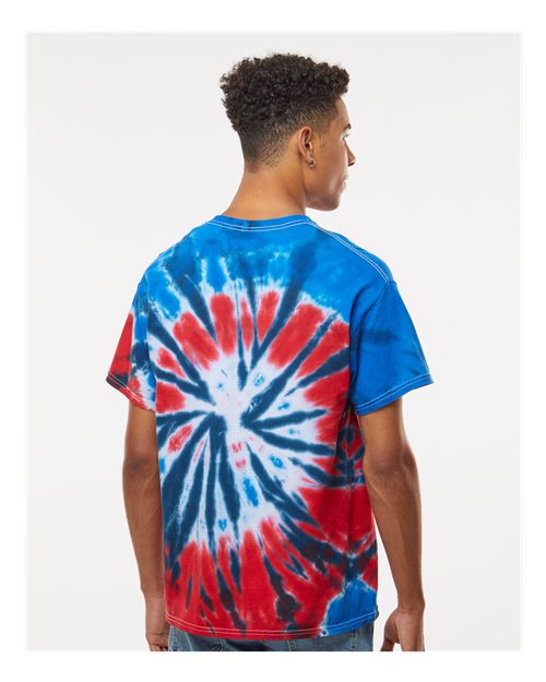 Colortone Unisex Multi-Color Tie-Dyed T-Shirt 1000 - Independence