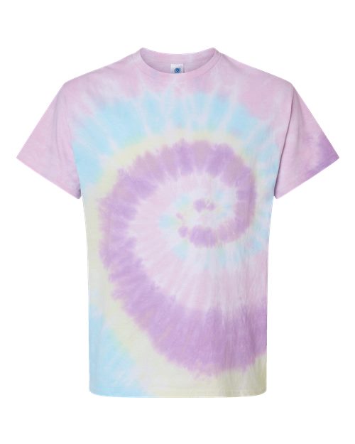 Colortone Unisex Multi-Color Tie-Dyed T-Shirt 1000 - Jellybean
