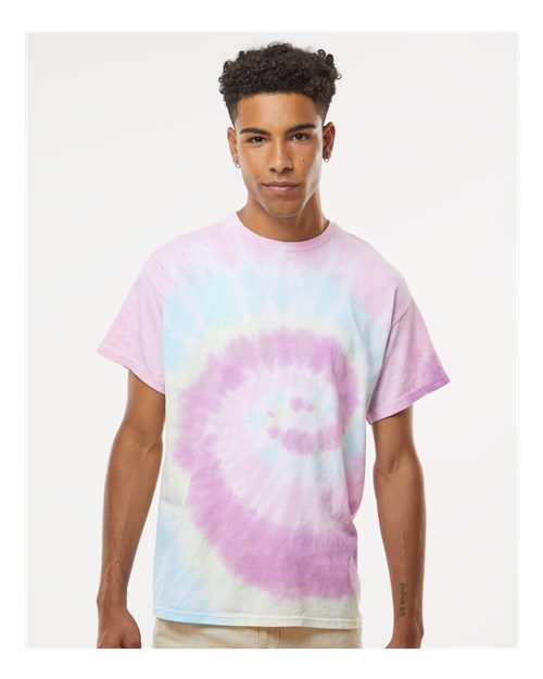Colortone Unisex Multi-Color Tie-Dyed T-Shirt 1000 - Jellybean