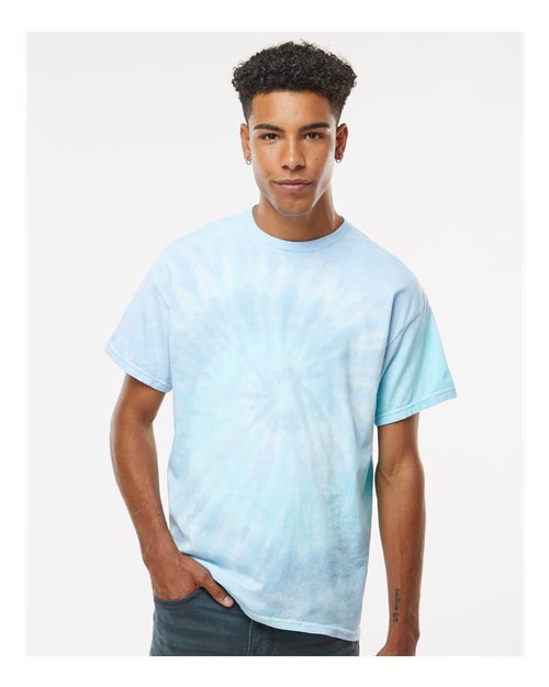Colortone Unisex Multi-Color Tie-Dyed T-Shirt 1000 - Lagoon