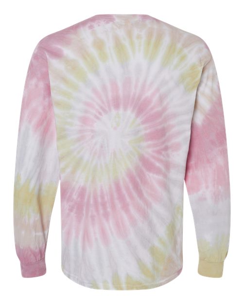 Colortone Unisex Tie-Dyed Long Sleeve T-Shirt 2000 - Desert Rose