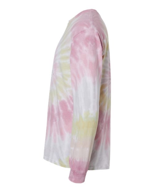 Colortone Unisex Tie-Dyed Long Sleeve T-Shirt 2000 - Desert Rose