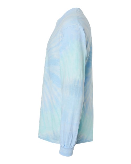 Colortone Unisex Tie-Dyed Long Sleeve T-Shirt 2000 - Lagoon