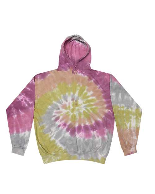 Colortone Unisex Tie-Dyed Hooded Sweatshirt 8777