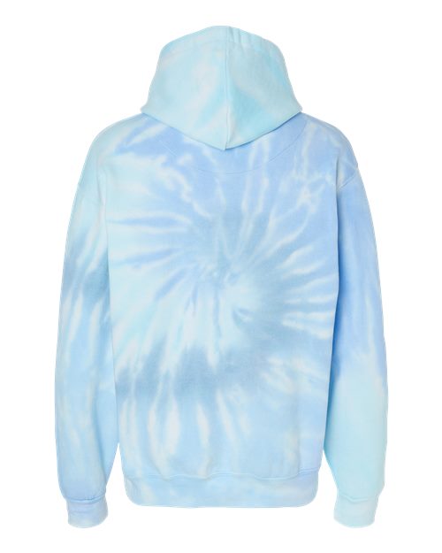 Colortone Unisex Tie-Dyed Hooded Sweatshirt 8777 - Lagoon