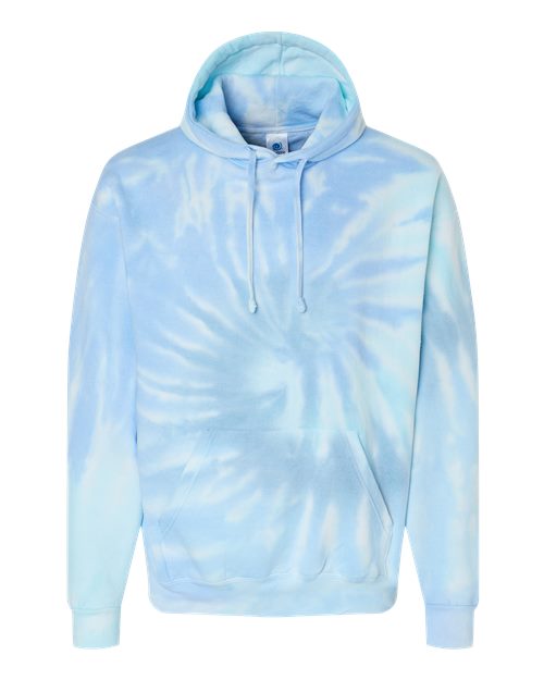 Colortone Unisex Tie-Dyed Hooded Sweatshirt 8777 - Lagoon