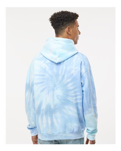 Colortone Unisex Tie-Dyed Hooded Sweatshirt 8777 - Lagoon