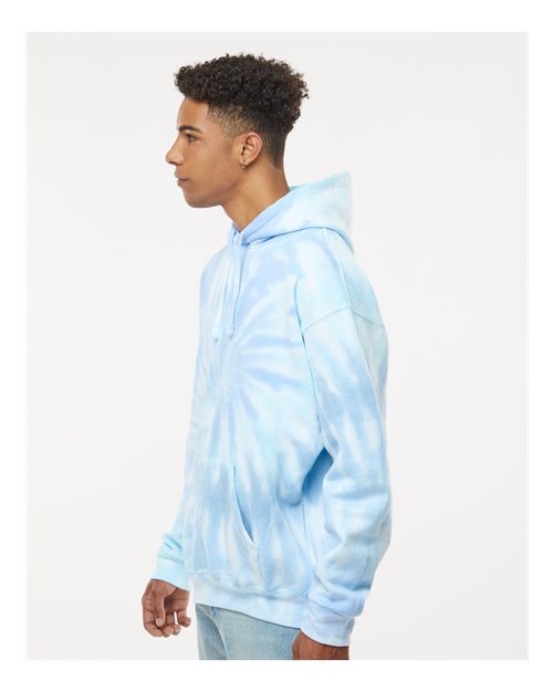 Colortone Unisex Tie-Dyed Hooded Sweatshirt 8777 - Lagoon