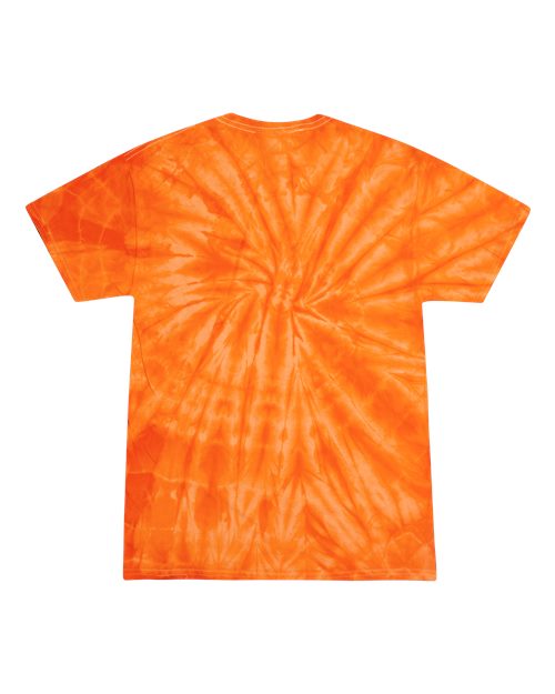 Colortone Youth Multi-Color Tie-Dyed T-Shirt 1000Y - Spider Orange
