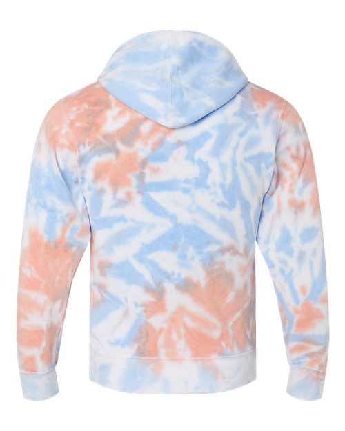 J. America Men's Tie-Dyed Fleece Hooded Sweatshirt 8861