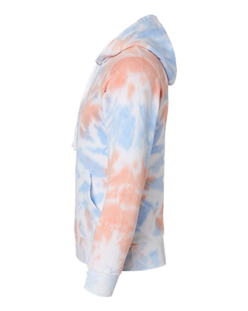 J. America Men's Tie-Dyed Fleece Hooded Sweatshirt 8861