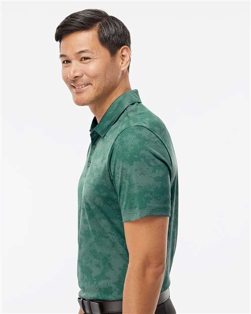 Adidas Men's All Over Camo Print Polo A550