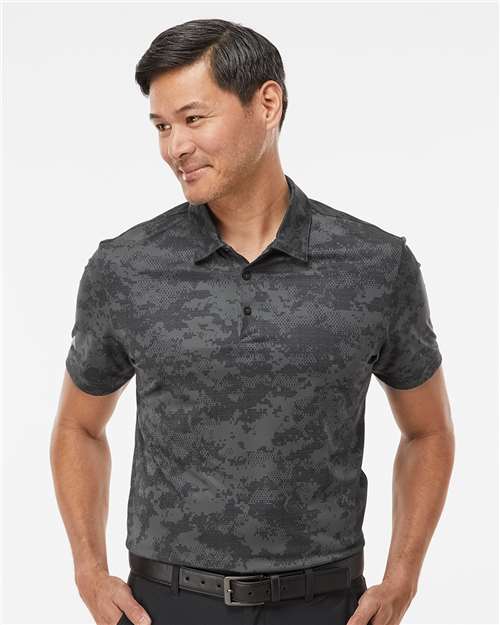 Adidas Men's All Over Camo Print Polo A550