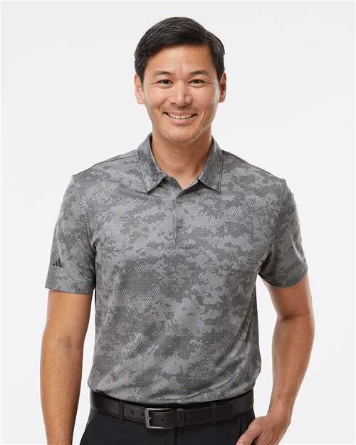 Adidas Men's All Over Camo Print Polo A550