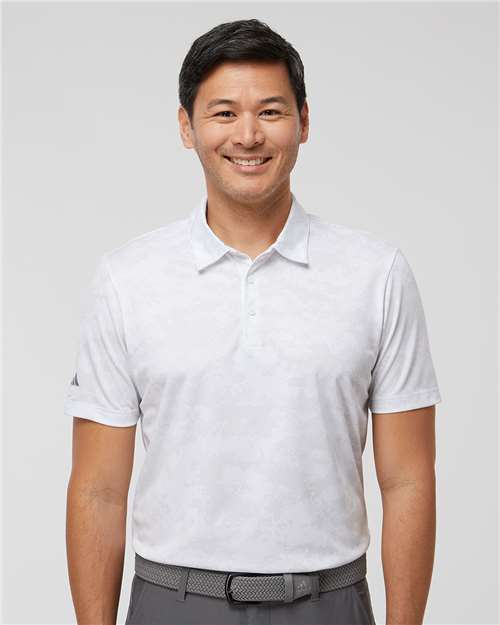 Adidas Men's All Over Camo Print Polo A550