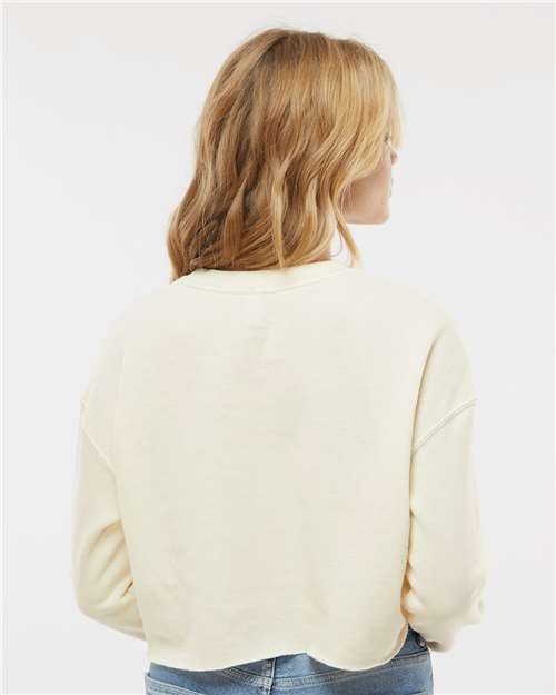 Independent Trading Co. Women's Lightweight Crop Crewneck Sweatshirt AFX24CRP