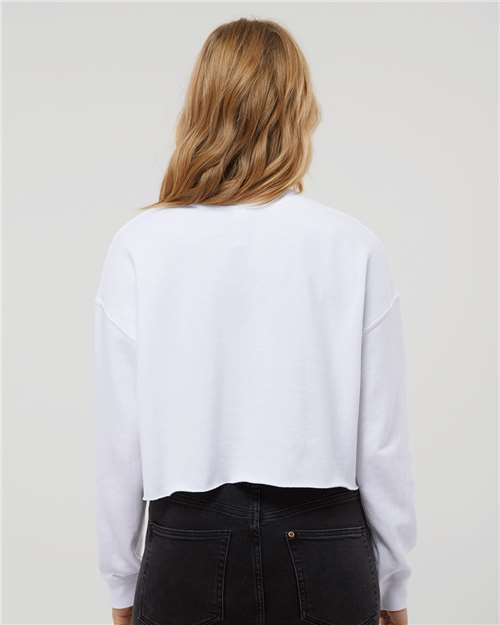 Independent Trading Co. Women's Lightweight Crop Crewneck Sweatshirt AFX24CRP