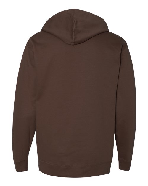 Independent Trading Co. Unisex Midweight Hooded Sweatshirt SS4500 - Brown