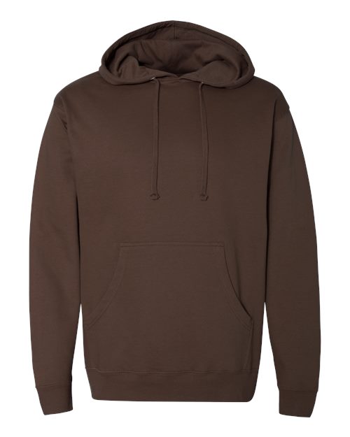 Independent Trading Co. Unisex Midweight Hooded Sweatshirt SS4500 - Brown