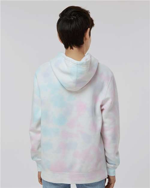Independent Trading Co. Youth Midweight Tie-Dyed Hooded Sweatshirt PRM1500TD