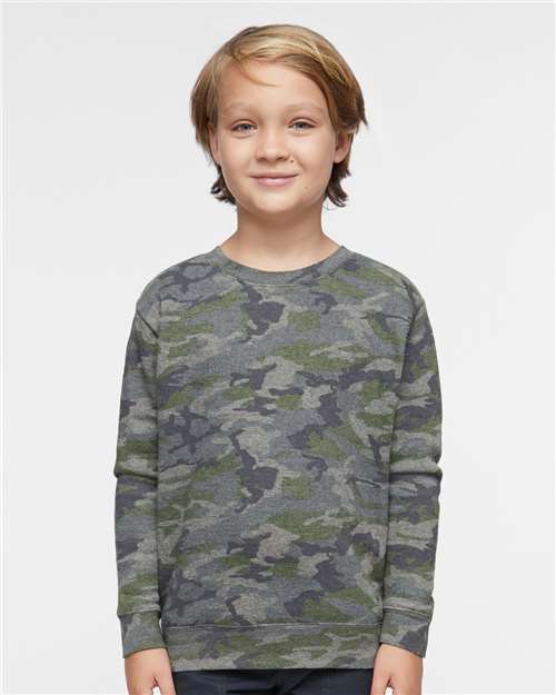 LAT Youth Elevated Fleece Crewneck Sweatshirt 2225