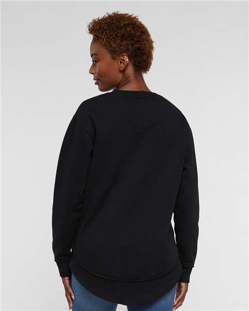LAT Women's Weekend Fleece Crewneck Sweatshirt 3525