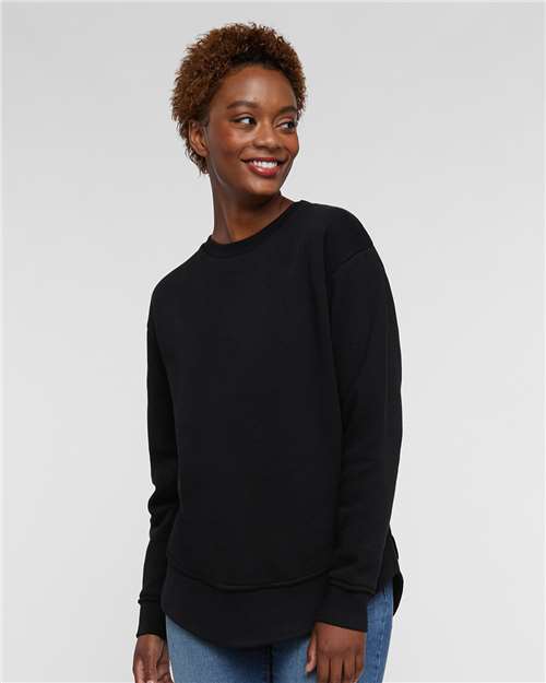 LAT Women's Weekend Fleece Crewneck Sweatshirt 3525