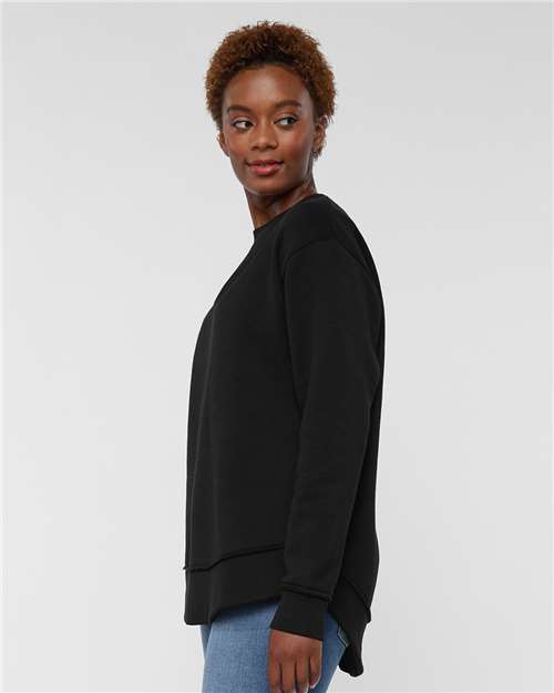 LAT Women's Weekend Fleece Crewneck Sweatshirt 3525