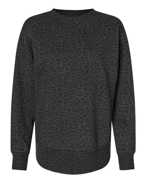 LAT Women's Weekend Fleece Crewneck Sweatshirt 3525