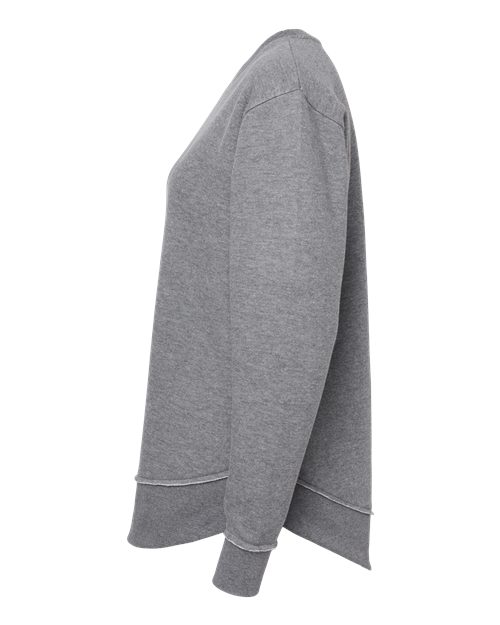 LAT Women's Weekend Fleece Crewneck Sweatshirt 3525