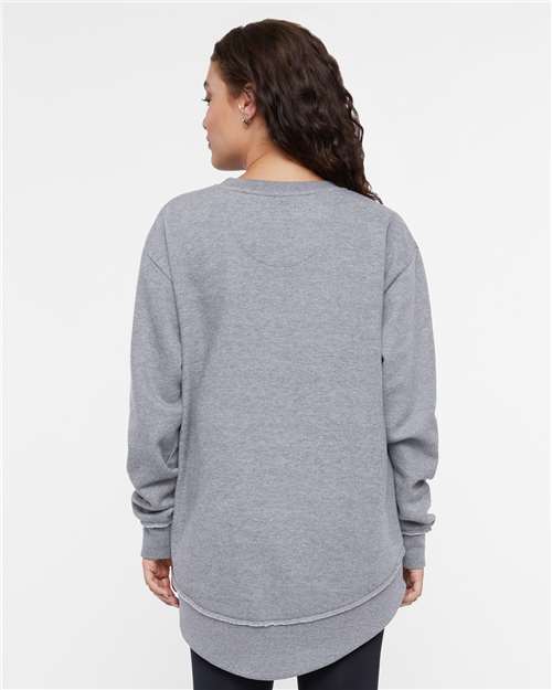 LAT Women's Weekend Fleece Crewneck Sweatshirt 3525