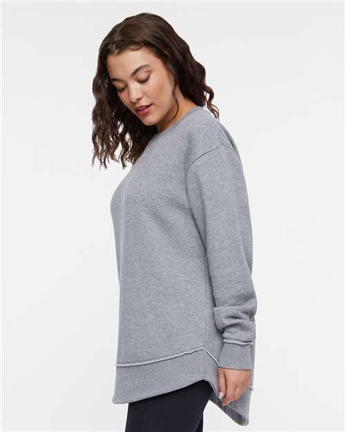 LAT Women's Weekend Fleece Crewneck Sweatshirt 3525