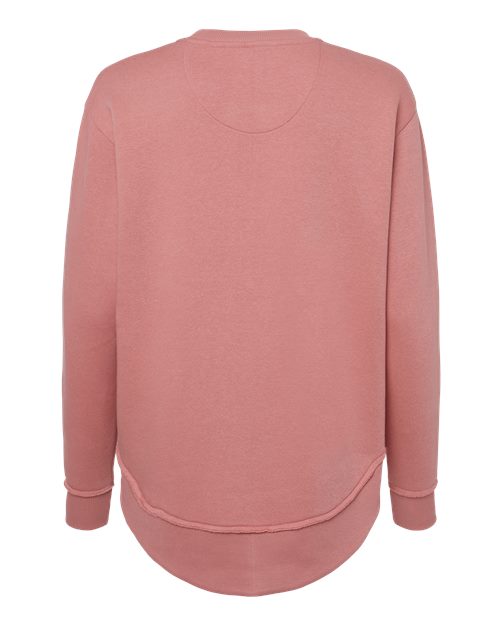 LAT Women's Weekend Fleece Crewneck Sweatshirt 3525
