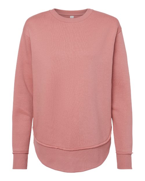 LAT Women's Weekend Fleece Crewneck Sweatshirt 3525