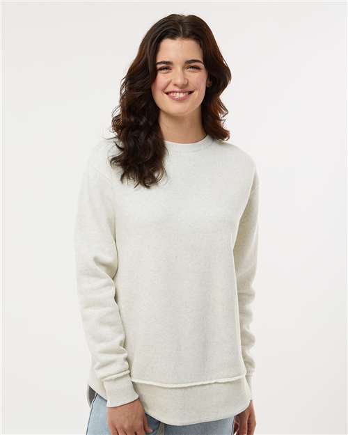 LAT Women's Weekend Fleece Crewneck Sweatshirt 3525