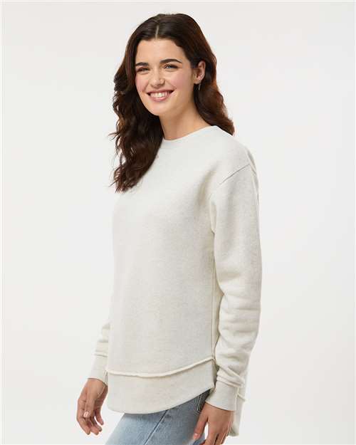 LAT Women's Weekend Fleece Crewneck Sweatshirt 3525