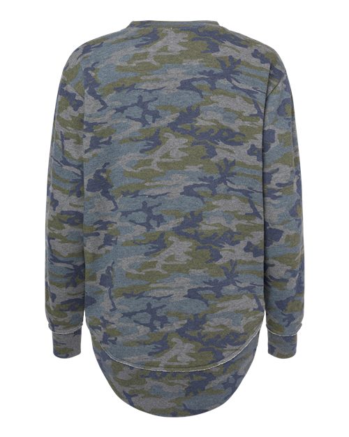 LAT Women's Weekend Fleece Crewneck Sweatshirt 3525