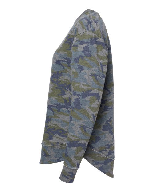 LAT Women's Weekend Fleece Crewneck Sweatshirt 3525